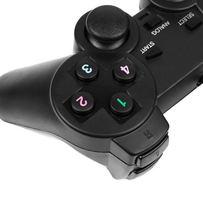 CRE  USB Wired Gamepad Joystick Single/Double Vibration Joypad Game Controller Handle for PC Laptop Computer