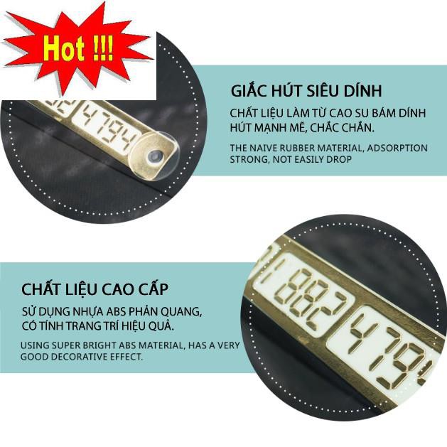 Bảng dán điện thoại trên xe ô tô, thẻ ghi số điện thoại tiện dụng phù hợp mọi loại xe: xe gia đình, xe khách, taxi... | BigBuy360 - bigbuy360.vn