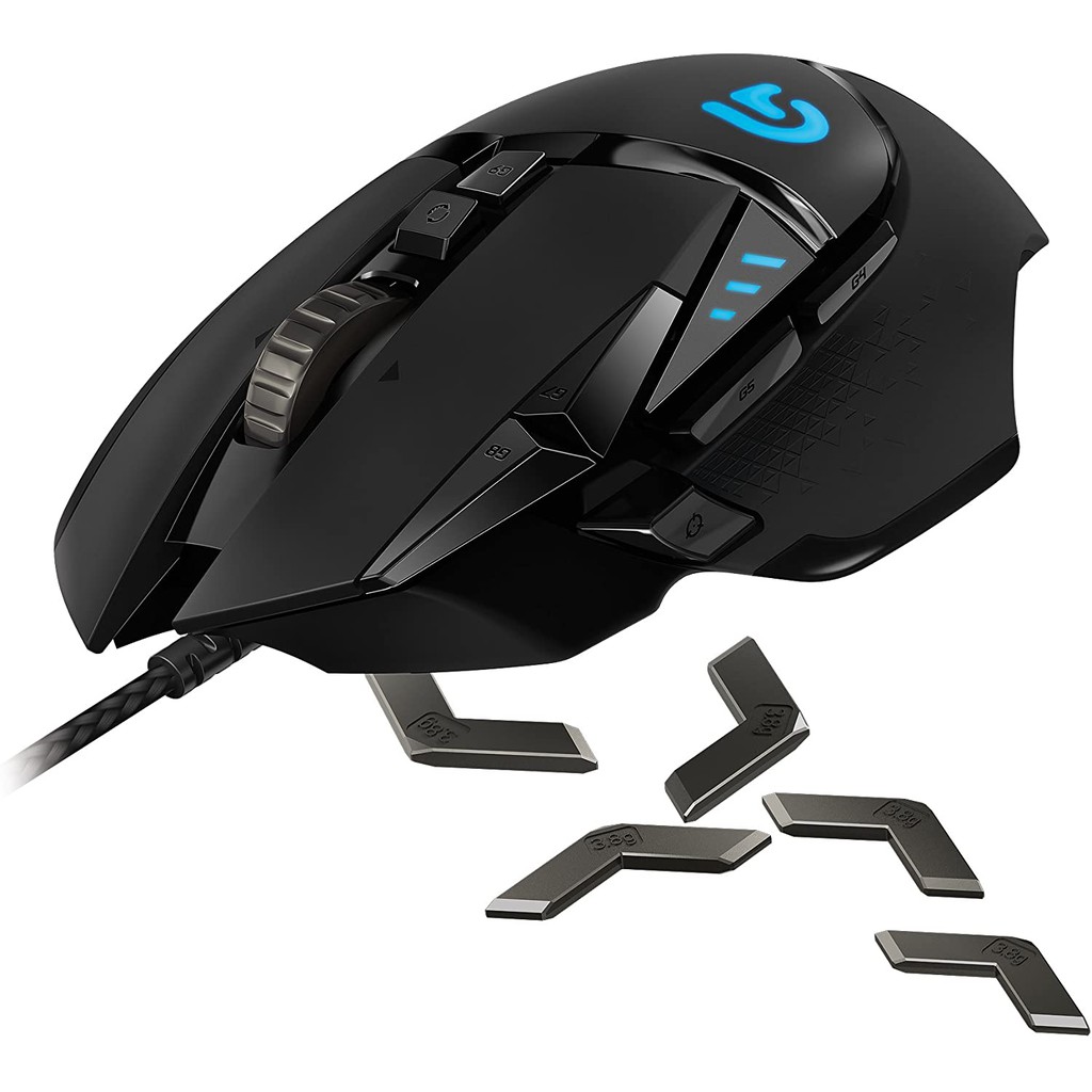 Chuột Gaming Hiệu Suất Cao Logitech G502 Hero-16.000 DPI | Hàng Chính Hãng | Bảo Hành 24 Tháng | Phân Phối Bởi DIGIWORLD