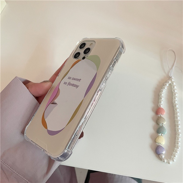 ỐP LƯNG GƯƠNG ĐA SẮC KÈM DÂY DÀNH CHO ĐIỆN THOẠI
