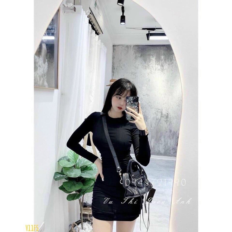 Váy body rúm sườn cực đẹp mặc lên dáng rất chuẩn.Sỉ 115k