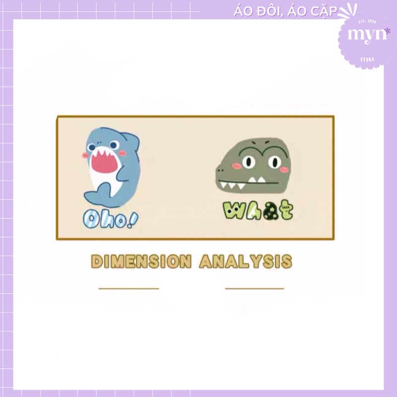 Áo thun cặp đôi nam nữ form rộng tay lỡ unisex, áo cặp bạn thân vải cotton mẫu họa tiết dễ thương