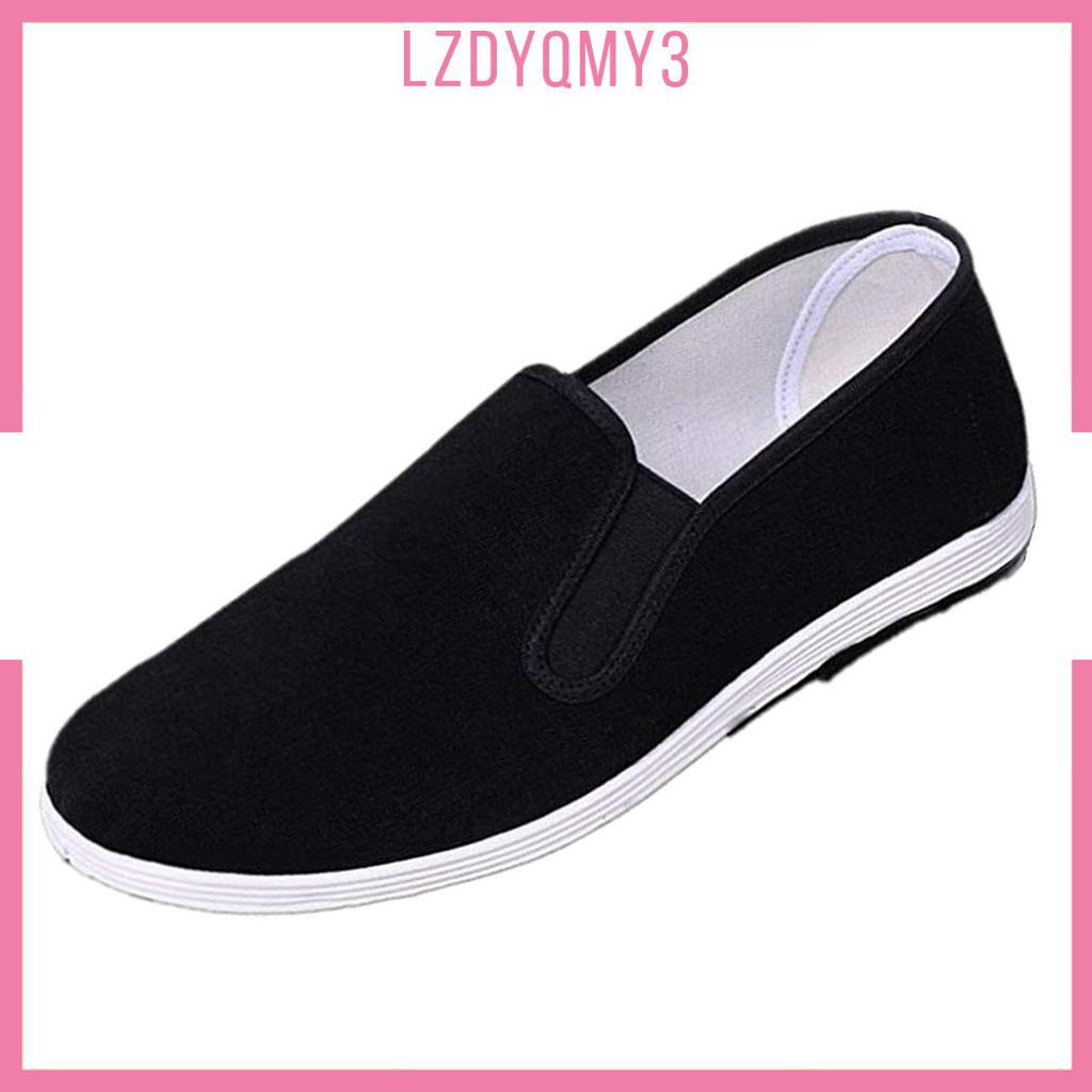 Giày tập võ kungfu màu đen phong cách Trung Hoa truyền thống size 39-44