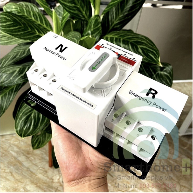 Cầu Dao Chuyển Nguồn Đảo Chiều Tự Động 3 Pha 63A SHP-ATS2