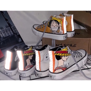 Giầy Thể Thao Cổ Cao Hình Luffy cho Nữ