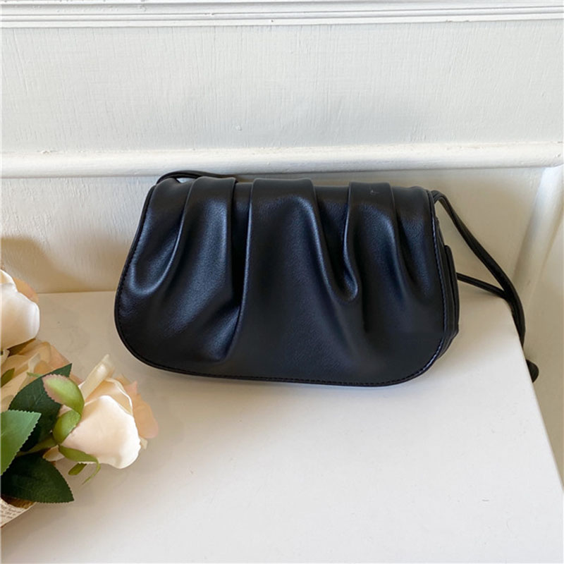 Túi da PU đeo vai hình đám mây sành điệu cho nữ IELGY