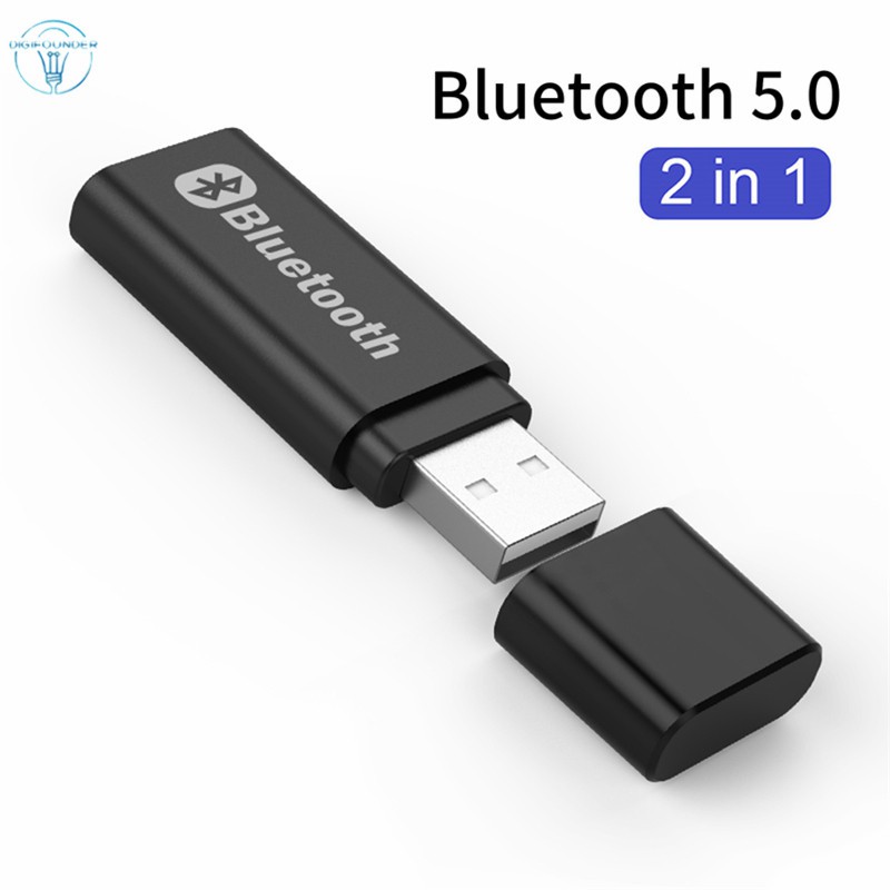 Dongle nhận tín hiệu bluetooth 3.5mm cổng USB kép chuyển đổi tín hiệu âm thanh cho xe ô tô