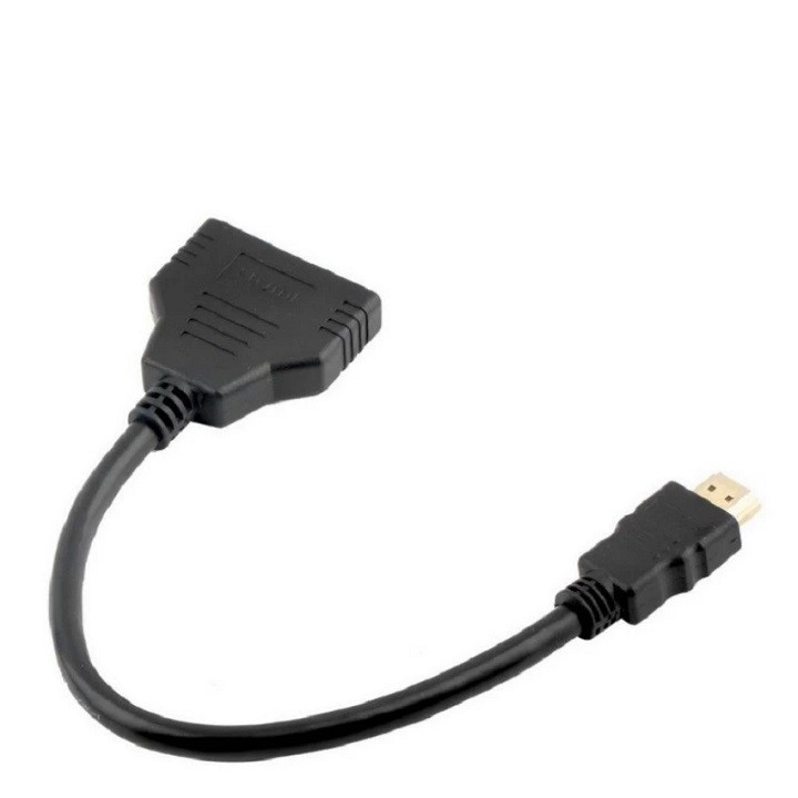 Dây chia tín hiệu HDMI 1 ra 2 đầu dẹt - Cáp chia HDMI 1 ra 2 - Chia HDMI 1 ra 2