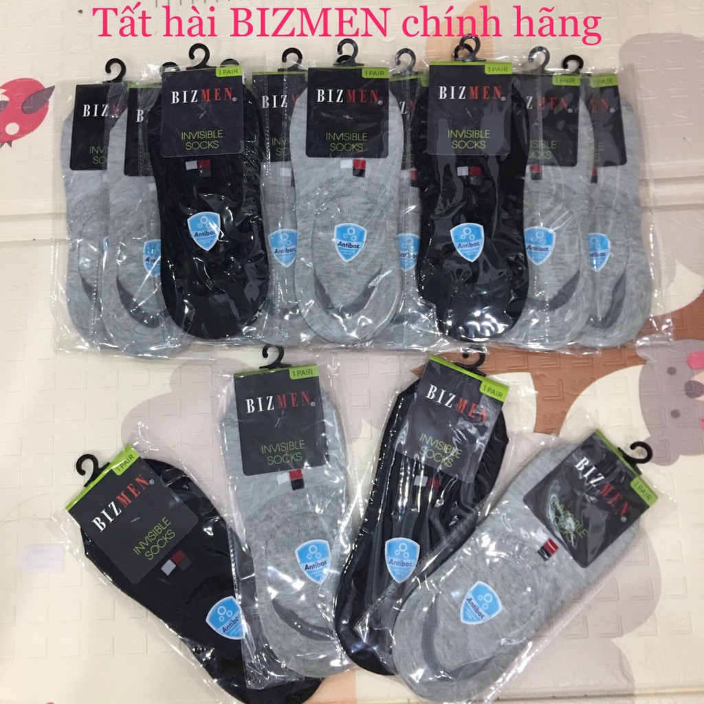 Tất hài - tất lười BIZMEN chống tuột gót - khử mùi hôi CO08