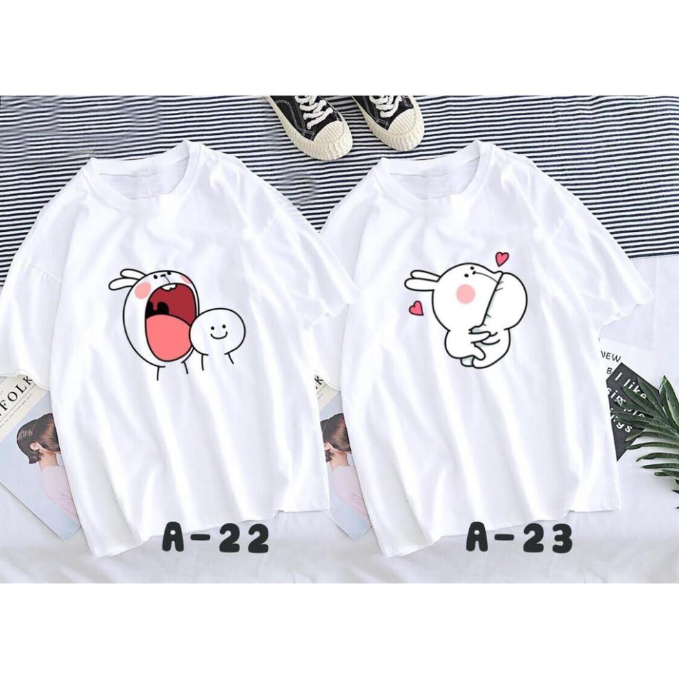 GIÁ RẺ- SALE- Áo thun Cặp Đôi Nam Nữ Couple - ??? (Giá 1 áo 65k) Có tay lỡ - bán chạy nhất / có size cho trẻ em
