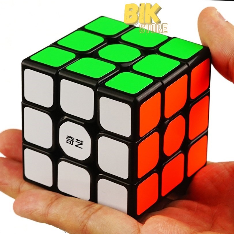 Rubik 3x3 Robik Qiyi Sail Viền Đen Xoay Mượt , Lõi Cứng Cáp, Bền RB04