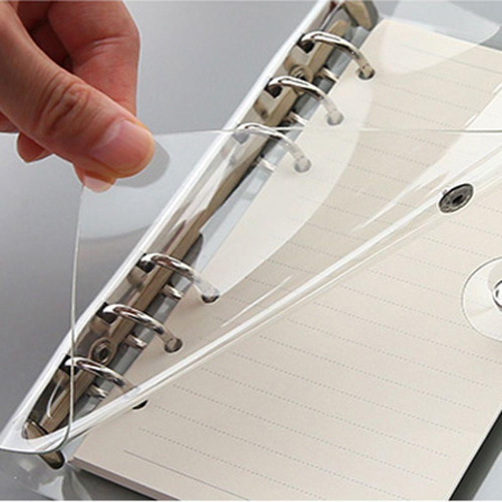 Augustine Bìa Sổ Tay Nhật Ký Khổ A5 / A6 6 Vòng Bằng PVC Có Thể Tái Sử Dụng