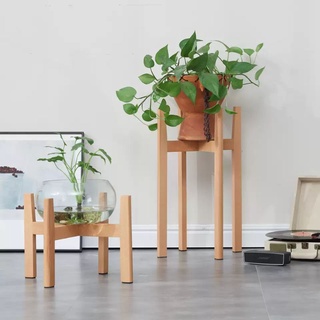 đôn gỗ thông kê chậu cây cảnh