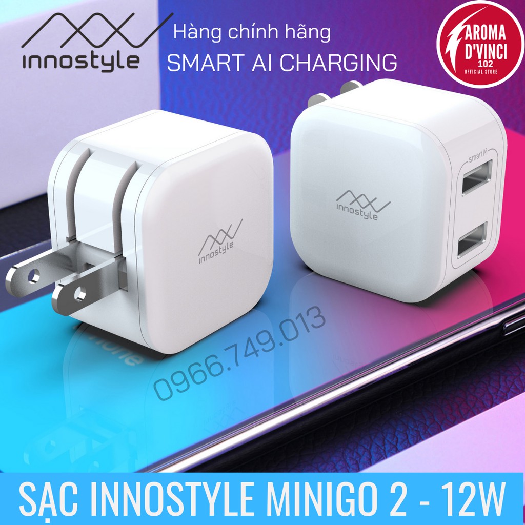 [🇱🇷Chính hãng] Củ sạc Innostyle Minigo 2 - Smart AI Charging