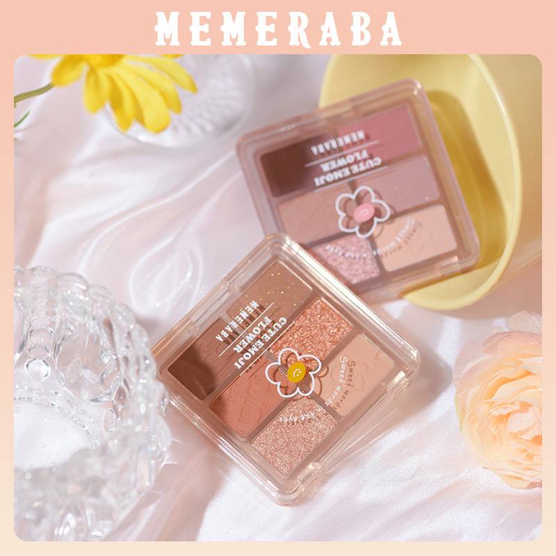 Bảng phấn mắt MEMERABA màu kẹo trang điểm mềm mại lâu trôi