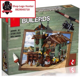 Bộ Xếp hình idea Old Fishingstore - cửa hàng bán đồ câu cá 2109 chi tiết