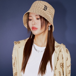 Mũ MLB BOSTON MONOGRAM BUCKET HAT BEIGE
