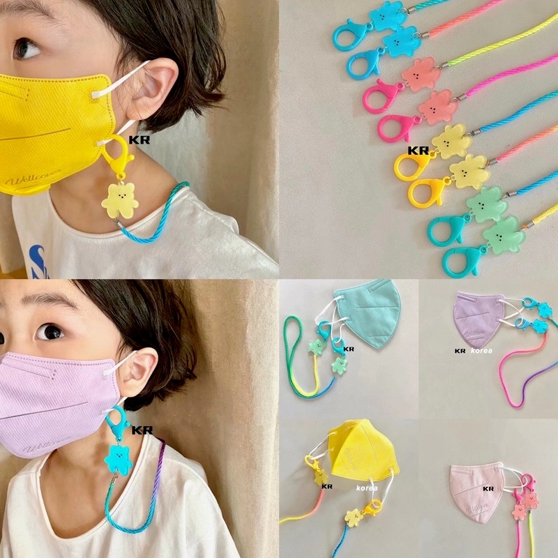 Dây Đeo Mắt Kính Bằng acrylic Màu Kẹo Họa Tiết Hoạt Hình Phong Cách Hàn Quốc Dễ Thương
