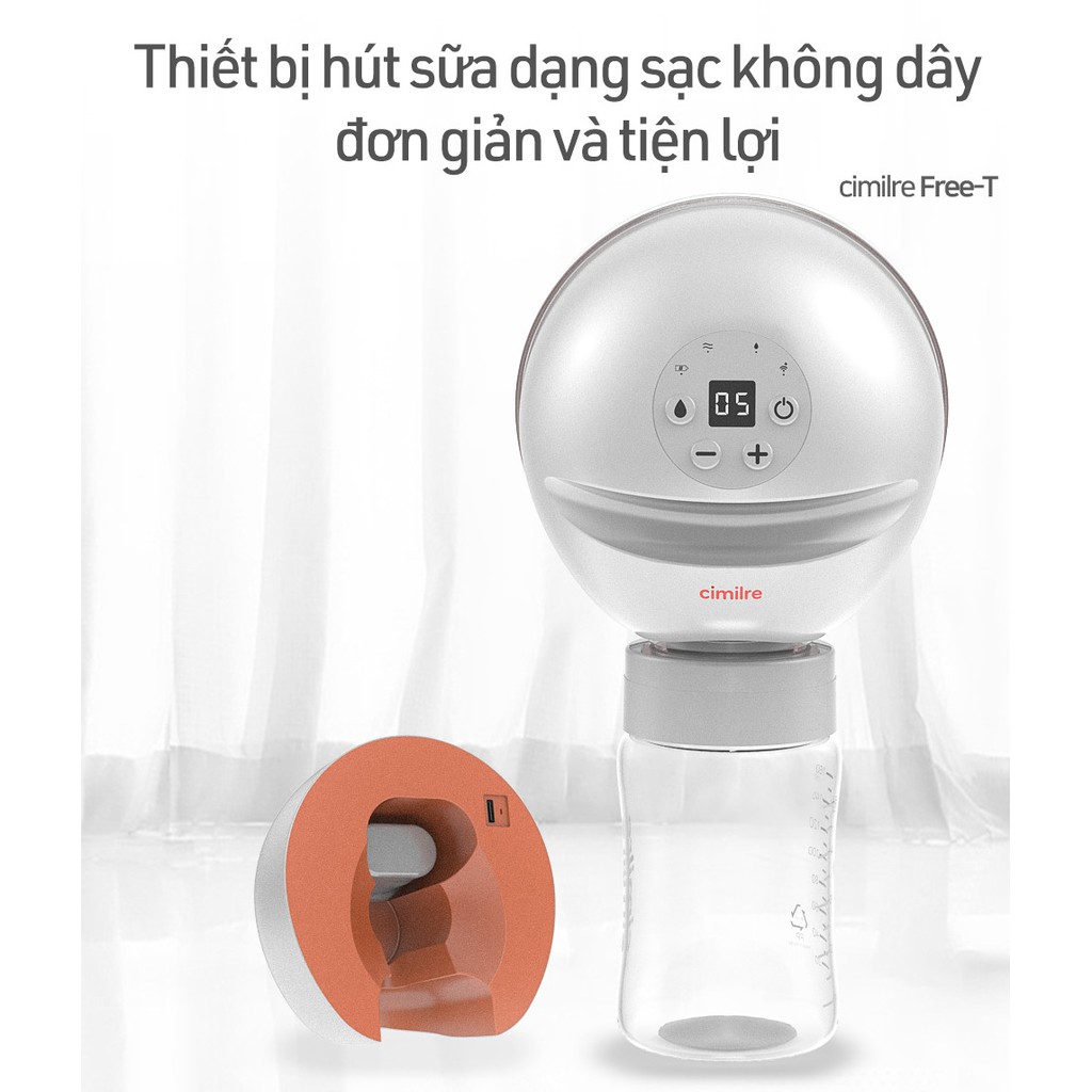 Máy hút sữa rảnh tay không dây CIMILRE FREE - T