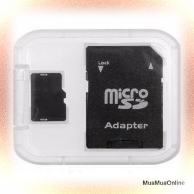 MẪU Adapter Thẻ Nhớ Và Hộp Nhựa, Chuyển Đổi Thẻ Microsd Thành Sd MỚI RẺ