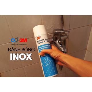 DUNG DỊCH TẨY VÀ LÀM SẠCH BÓNG INOX 3M STAINLESS STEEL CLEANER & POLISH 126080 600G