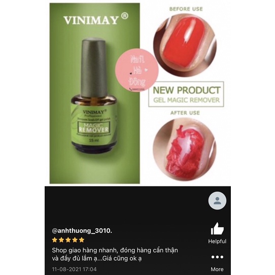 PHÁ GEL VINIMAY 15ml