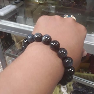 Vòng tay đá mắt hổ đen Cao Cap