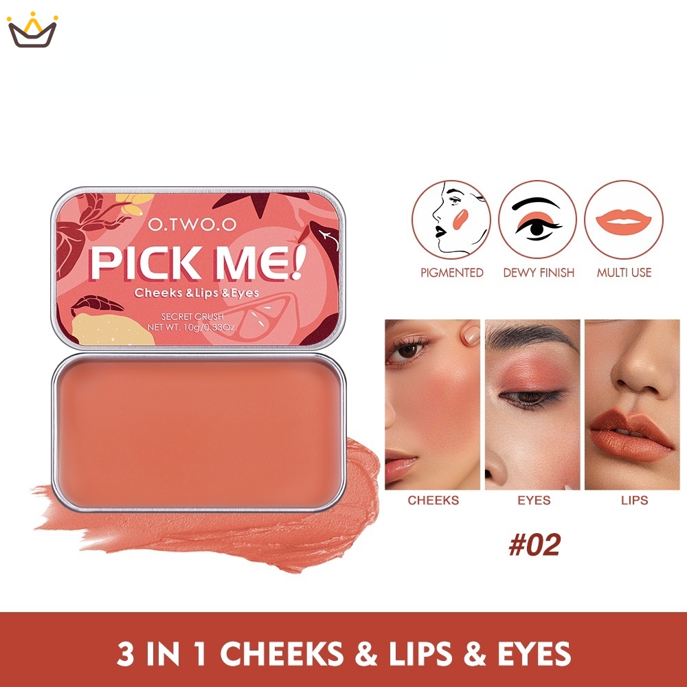 Bộ Mỹ Phẩm Trang Điểm 3 Trong 1 Gồm Son Môi/Phấn Má Hồng/Phấn Mắt/Xà Phòng Chống Thấm Nước