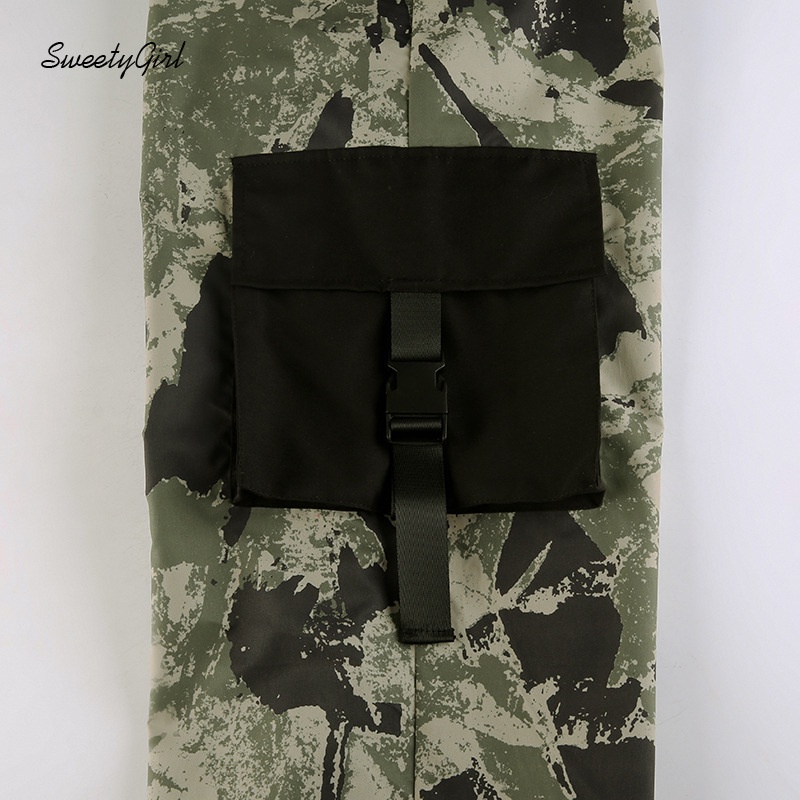 Sweety Girl Quần Dài Lưng Cao In Họa Tiết Rằn Ri Phối Túi Thời Trang Cho Nữ 2022