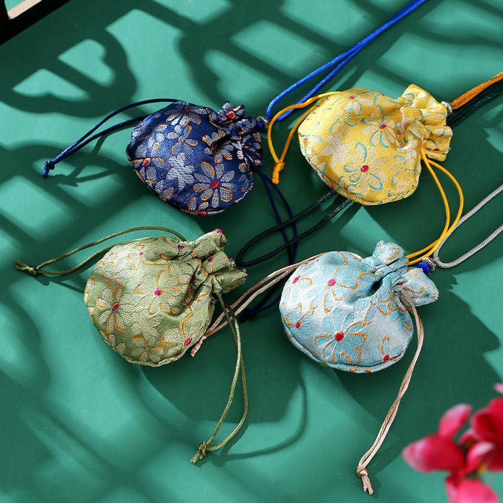 QQMALL Túi Thơm Treo Xe Hơi Màu Sắc Cổ Điển Phong Cách Trung Hoa