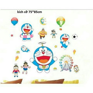 decal dán tường đôrêmon