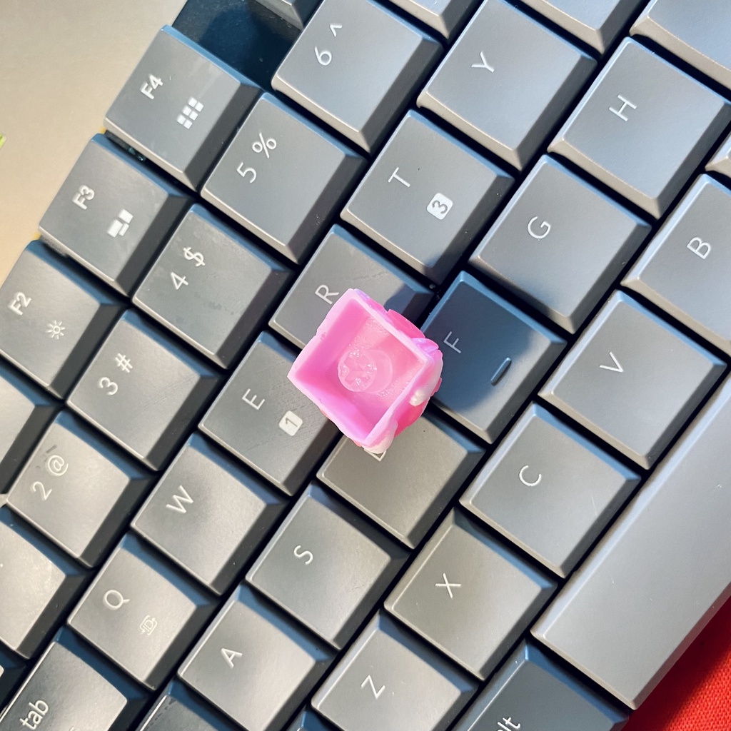 Nút Bàn Phím Keycap Artisan Felix Hồng Pastel Dạ Quang Clone trang trí bàn phím cơ Lionvn
