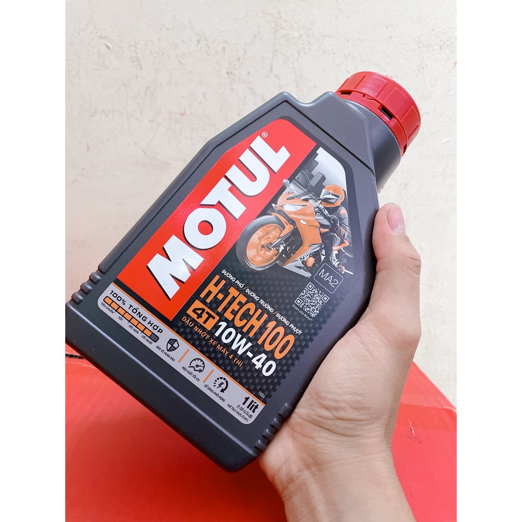 Nhớt Motul H-TECH 100 HTECH 10W40 tổng hợp toàn phần
