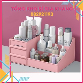 SP61 Kệ đựng mỹ phẩm đa năng bằng nhựa 2 tầng nhiều ô