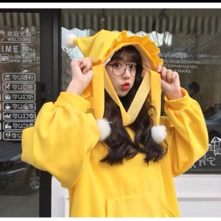 Áo hoodie mũ nhọn ông già Noel