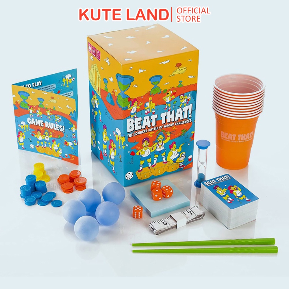 Bộ Trò Chơi Board Game Beat That! - The Bonkers Battle of Wacky Challenges BG30