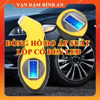 Đồng hồ đo áp suất lốp độ chính xác cao Tire Gauge - Đong hồ đo áp suất cảm biến điện tử có đèn led