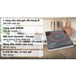Bếp hồng ngoại sanaky snk2102hg