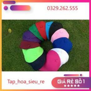 (Rẻ Vô địch) Sỉ mũ lưỡi trai trơn đủ mầu vải kaki đẹp