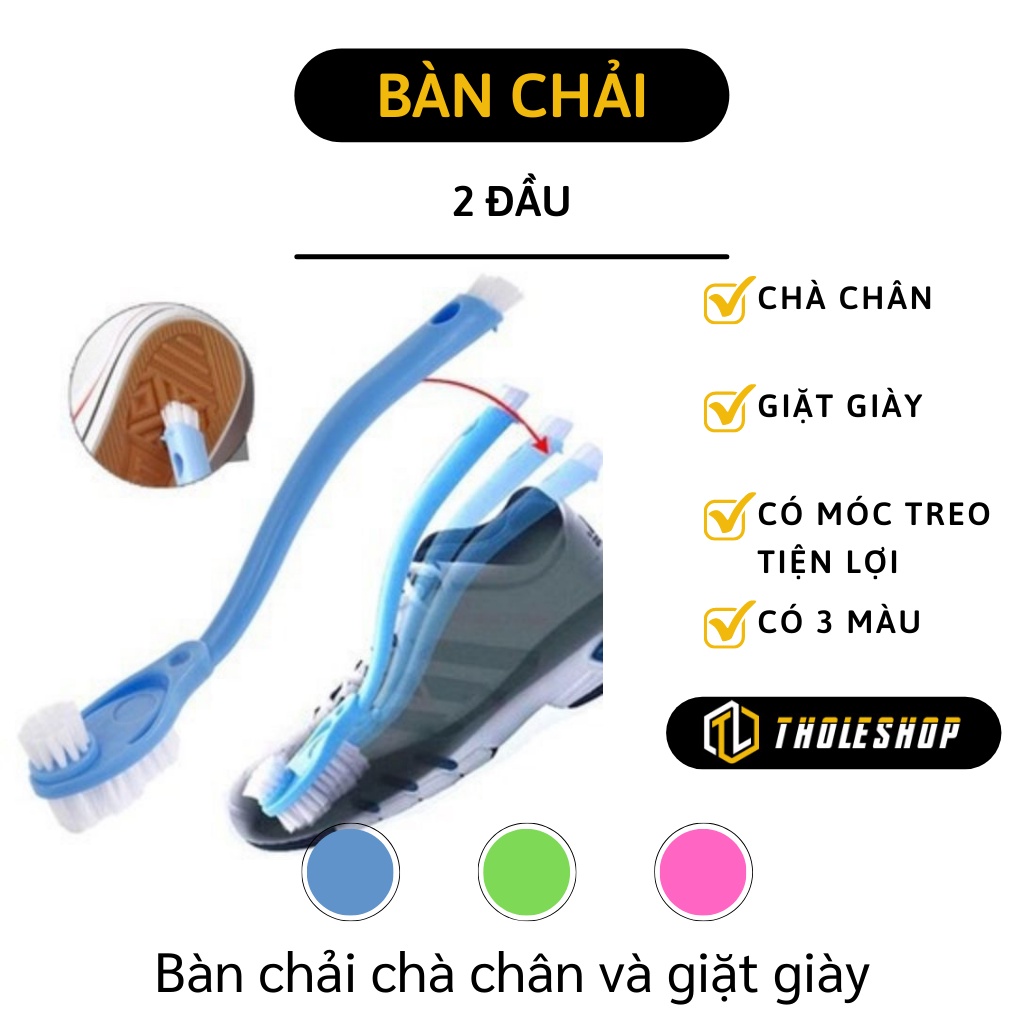 Bàn chải vệ sinh giày - Bàn Chải Chà Chân Và Giặt Giày đa năng tiện lợi  2614