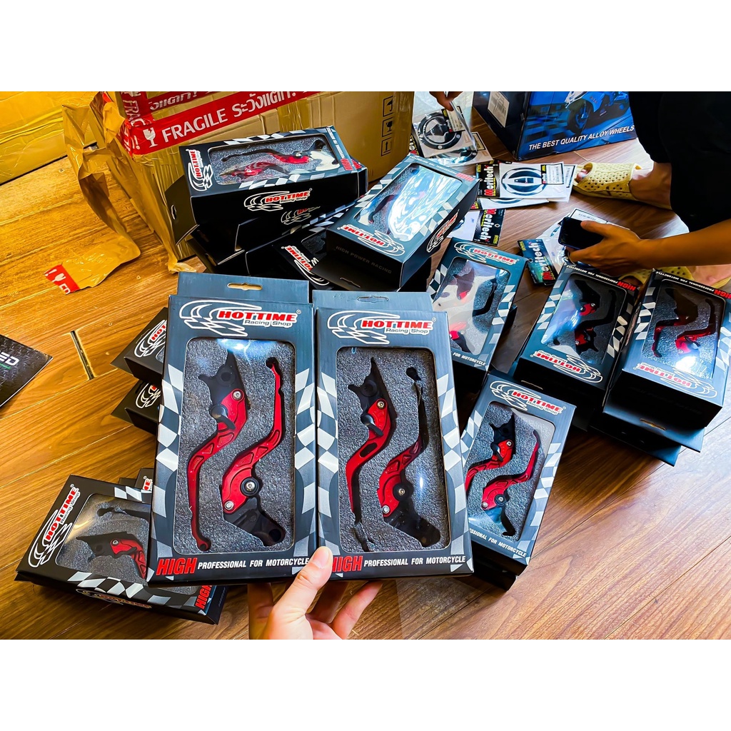 TAY PHANH + TAY CÔN HÀNG CHÍNH HÃNG HOTTIME Thái lan. Lắp đặt HONDA CBR150R 2021 - MSX 125 - CB150R - CB300R - CB500