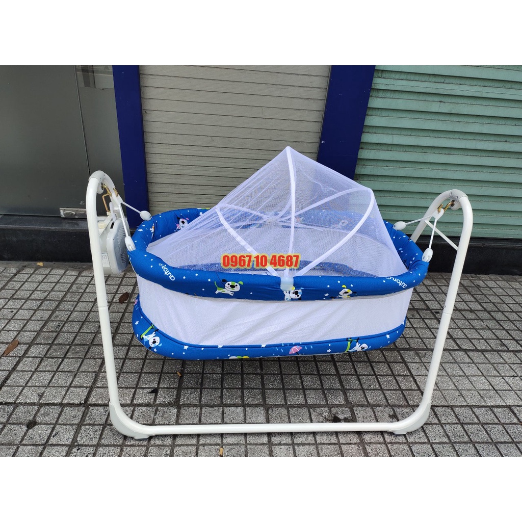 Nôi đưa điện tự động AUTORU  mẫu mới 2022 - Nôi Tự Động E1 - AUTORU - ACE1