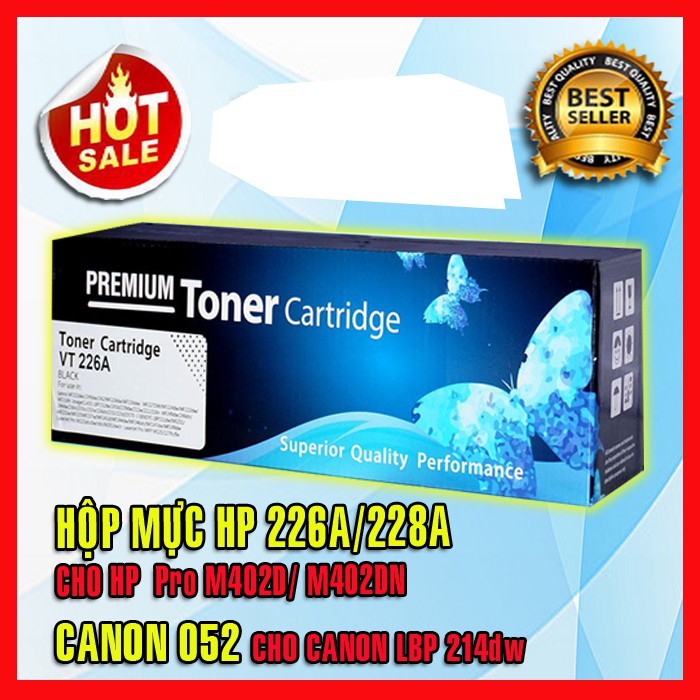 Hộp Mực In / Cartridge HP: 226A/CN: 052 Hộp mực 226A dùng cho máy in HP Laser Jet pro M402n / M402d / M402dn / M402dw