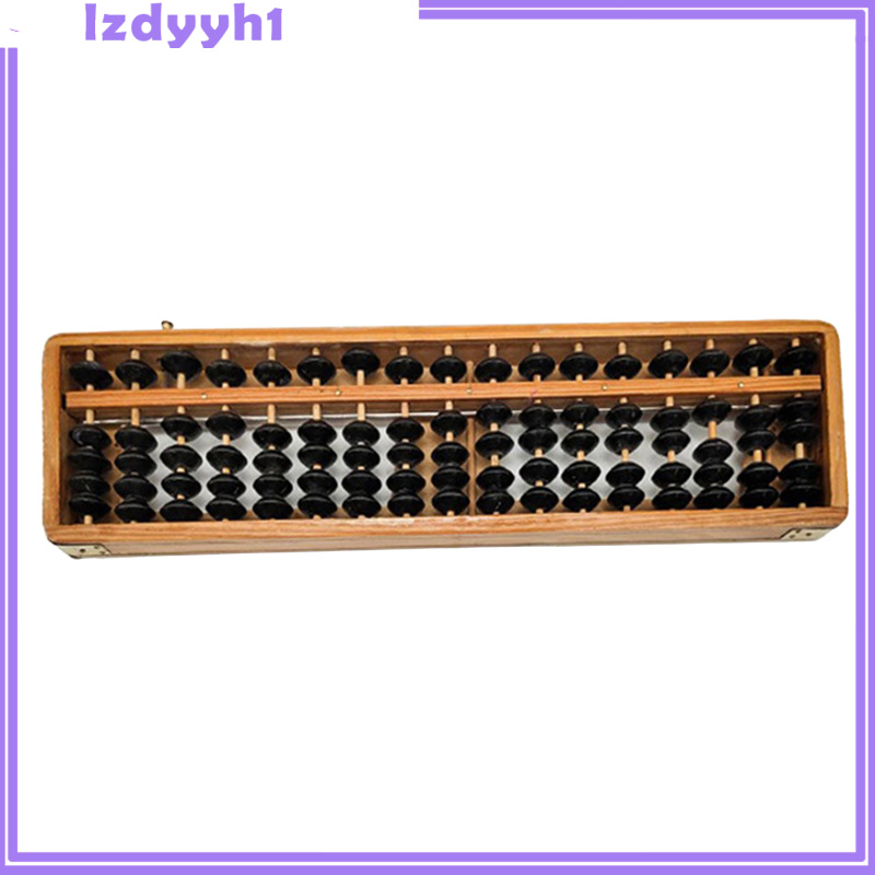 JoyDIY 17 Rods Standard Wooden Abacus Soroban Chinese Calculator Mathematics Tool