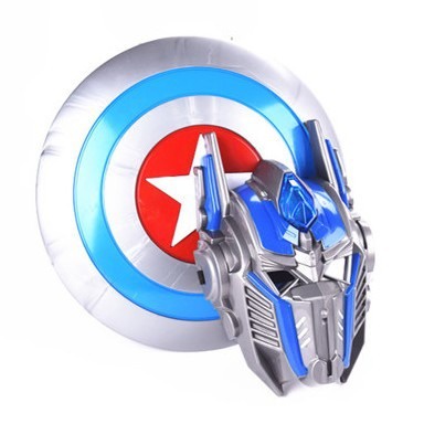 Khiên ánh sáng mặt nạ phát sáng Robot Transformers Biến Hình Optimus