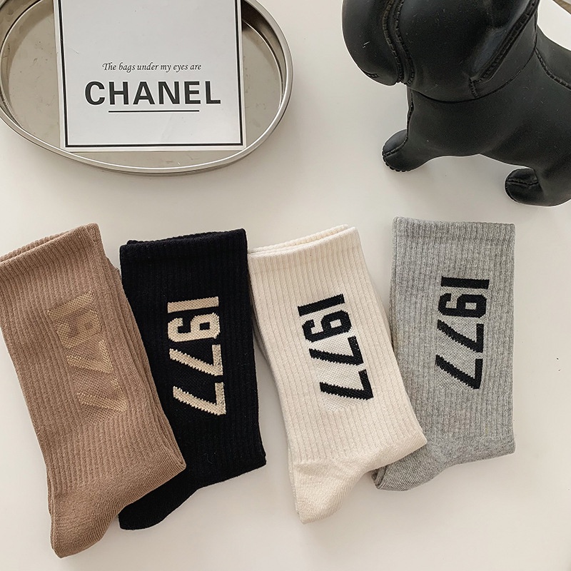 Vớ cotton Thể Thao Thời Trang Thu Đông Dành Cho Nam Nữ