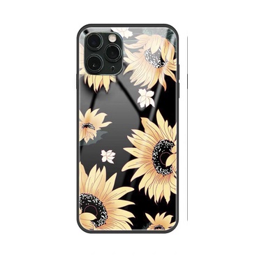 Ốp lưng iphone kính Hoa cúc case 14plus 14 pro max 13 12 promax 11 mini 6 6s 7 8 plus x xr xs Se