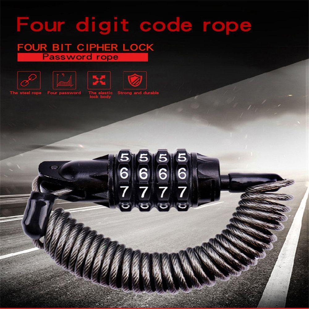 Khóa Xe Đạp Chống Trộm DANILO Kèm Túi Đựng Bằng Dây Thép Tiện Dụng