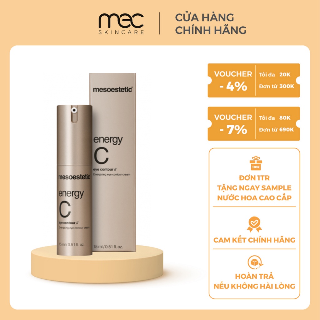 Kem mắt Mesoestetic Energy C Eye Contour 15ml - Mecskincare