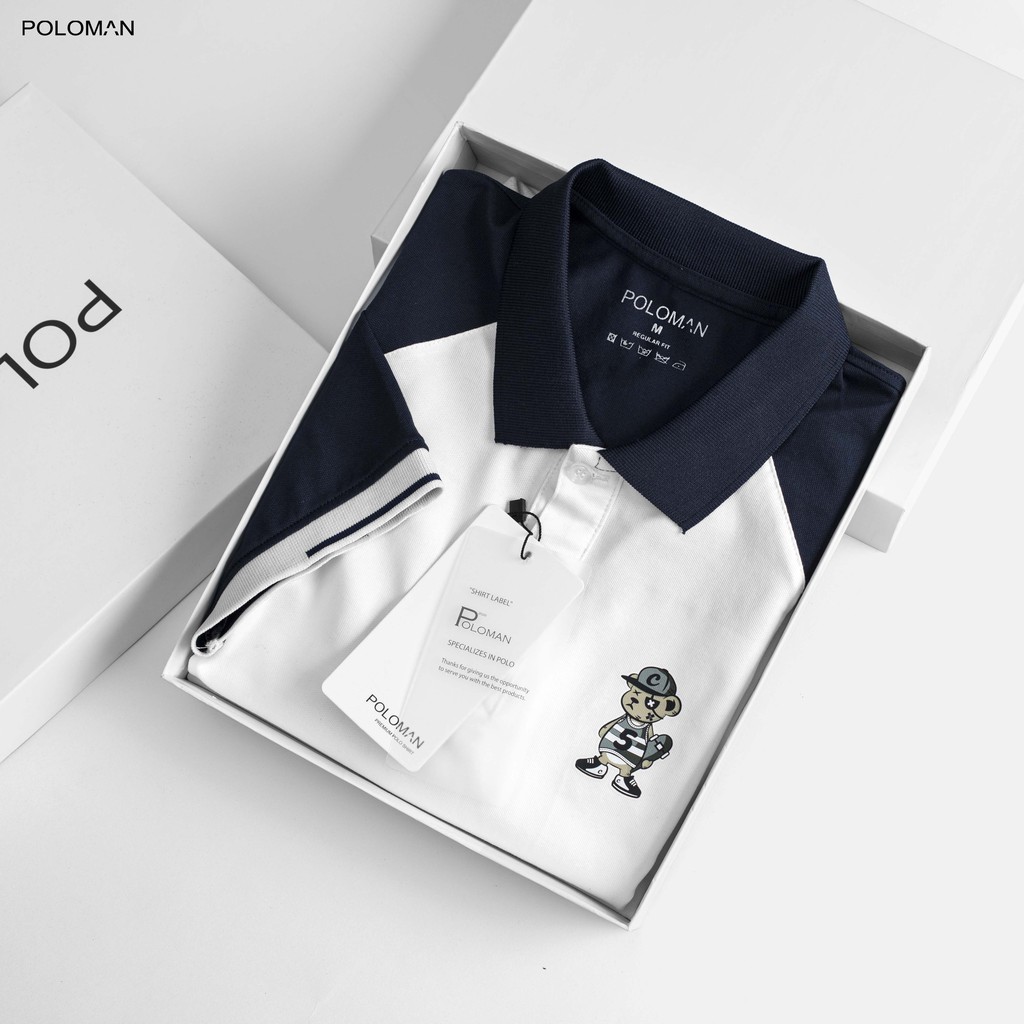 Áo POLO nam cổ bẻ Rap-lăng DLO vải cá sấu Cotton xuất xịn,chuẩn form,sang trọng-lịch lãm - POLOMAN | BigBuy360 - bigbuy360.vn